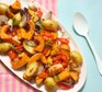 Air fryer roasted veg A sharing plate of air fryer roasted veg