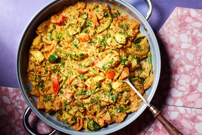Chetna's end-of-summer veg curry Large pot of summer veg curry