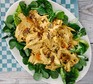 Easy coronation chicken Easy coronation chicken served on a plate with salad