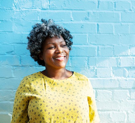 Portrait of a smiling woman
