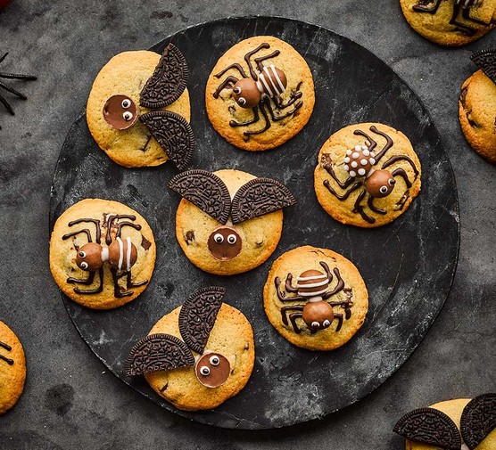 A selection of Halloween cookies
