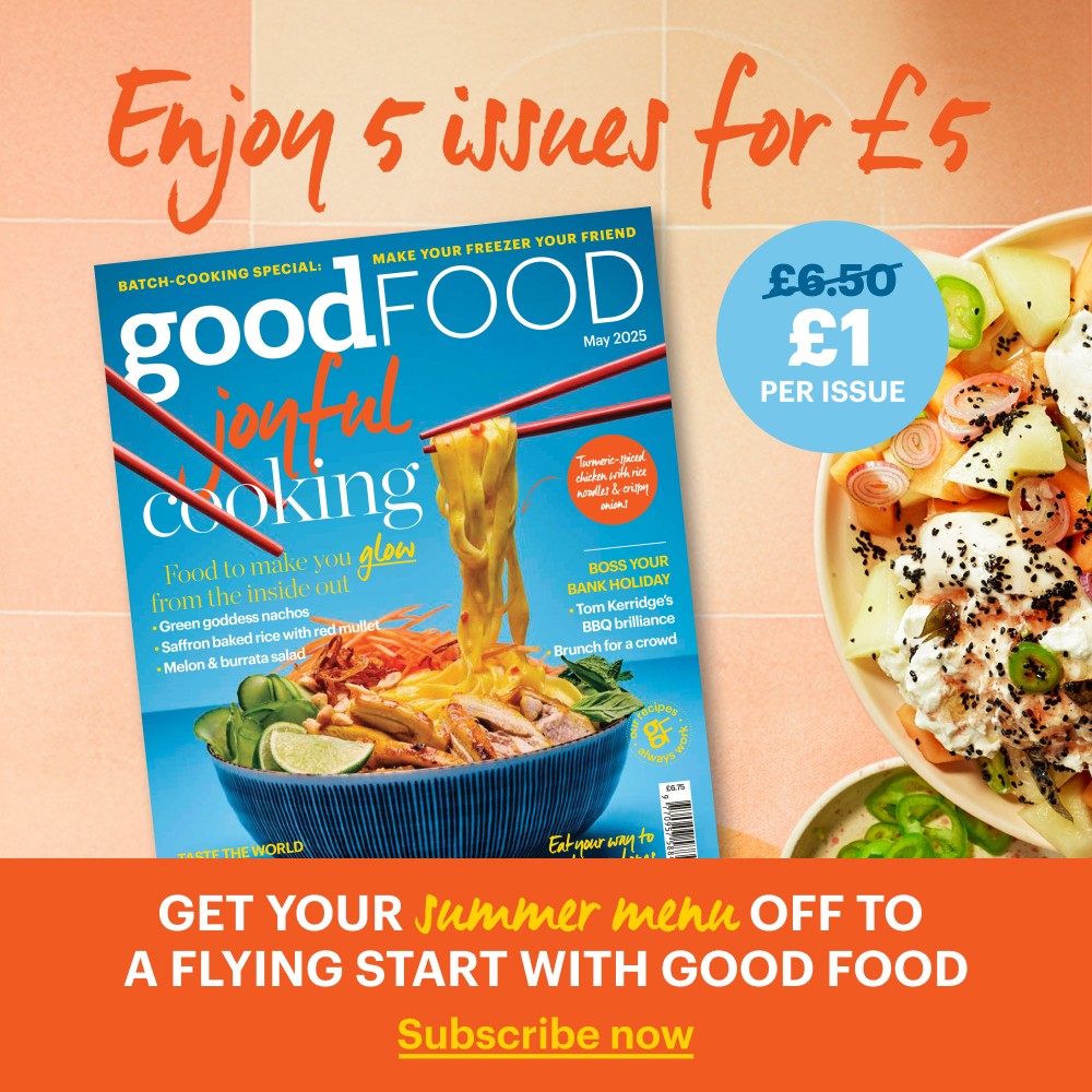 Good Food summer magazine on a promotional image