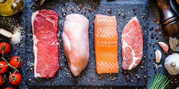 Different types of protein