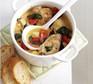 Summer chicken & basil stew