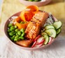Easy salmon sushi rice bowl Salmon sushi rice in a bowl
