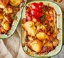 John Torode's vegan shepherd's pie in a baking dish